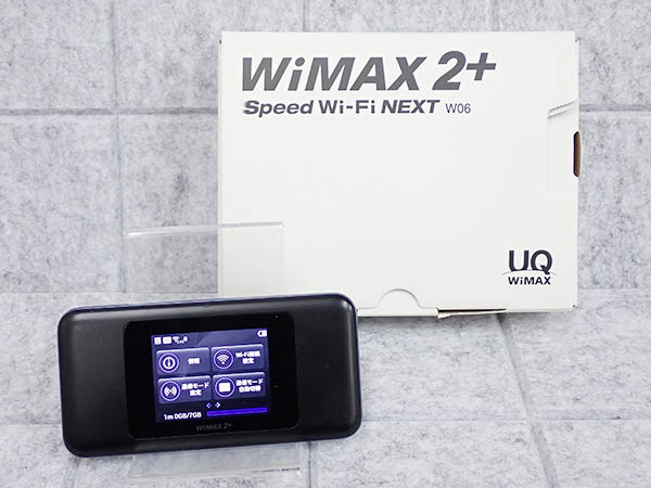 UQ WiMAX 2+ Speed Wi-Fi NEXT W06 - その他