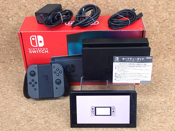 中古】新型 Nintendo Switch HAD-S-KAAAA Joy-Con グレー スイッチ
