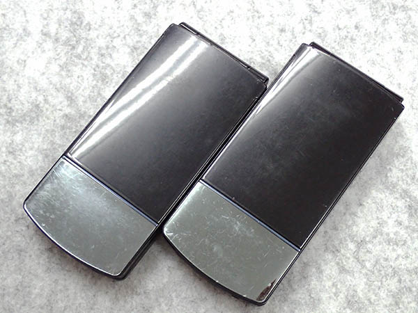 中古】2台セット docomo N-01G ブラック 黒 ガラケー 携帯電話