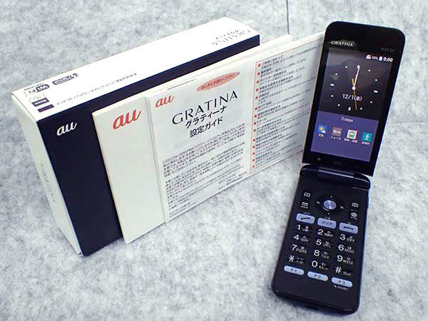 au kyocera GRATINA KYF37 simフリー - 携帯電話