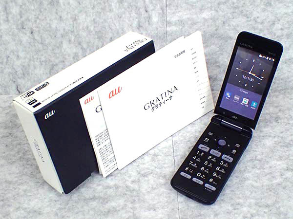 au kyocera GRATINA KYF37 simフリー - 携帯電話