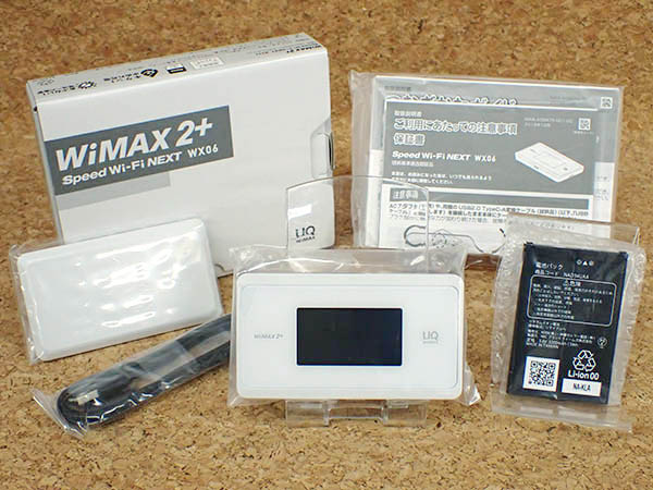 新品 未使用】UQ WiMAX Speed Wi-Fi NEXT WX06 クラウドホワイト ...