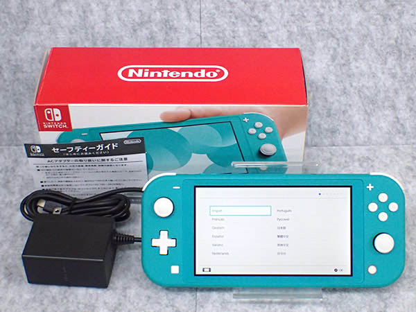 Nintendo switch lite ターコイズ 中古 完品 - Nintendo Switch