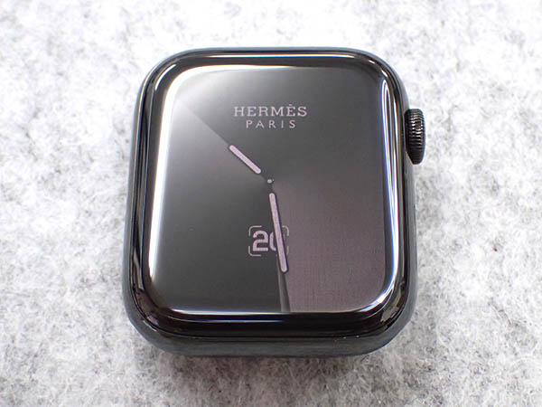 中古】Apple Watch Hermes Series 5 Cellular 44mm ステンレススチール