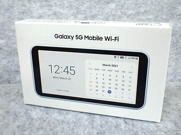 新品　SAMSUNG Galaxy 5G Mobile Wi-Fi SCR01ルーター