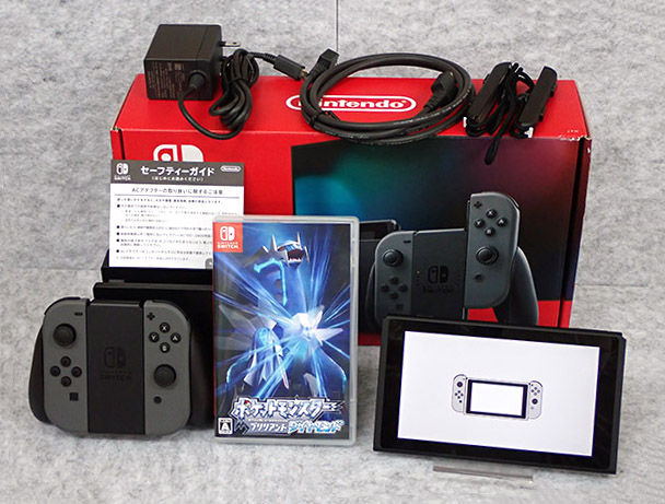 中古 良品】新型 Nintendo Switch HAD-S-KAAAA Joy-Con グレー 任天堂