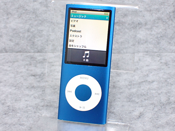 Apple iPod nano 第６世代 8GB ブルー：難あり - ポータブルプレーヤー