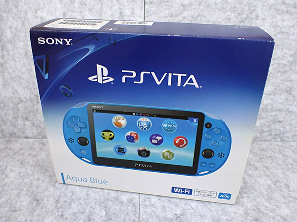 SONY psvita 本体 PCH-2000 ZA23 アクアブルー