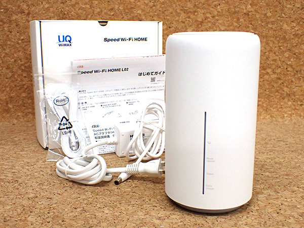 中古 良品】UQ Speed Wi-Fi HOME L02 HWS33SWU ホームルーター 一括 