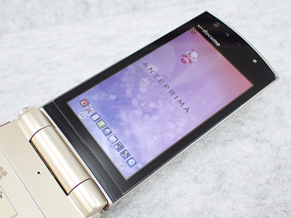 中古】docomo STYLE series F-02C ゴールド ANTEPRIMA GOLD ガラケー