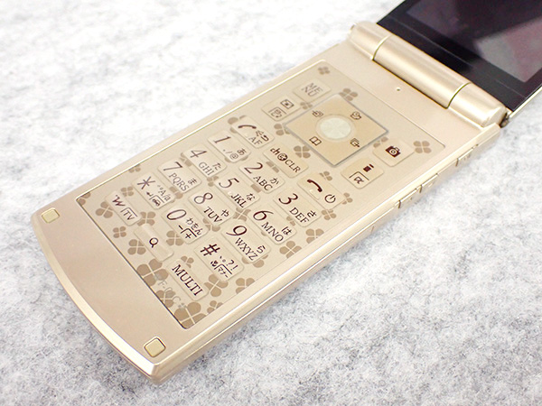 中古】docomo STYLE series F-02C ゴールド ANTEPRIMA GOLD ガラケー 