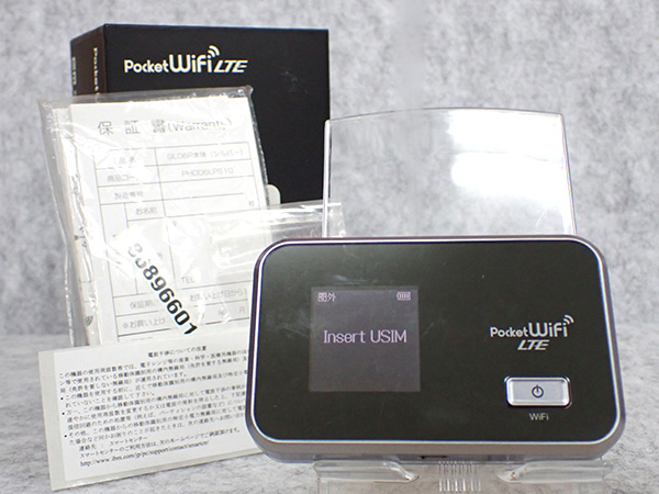 中古】ワイモバイル EMOBILE Pocket WiFi GL06P シルバー モバイル