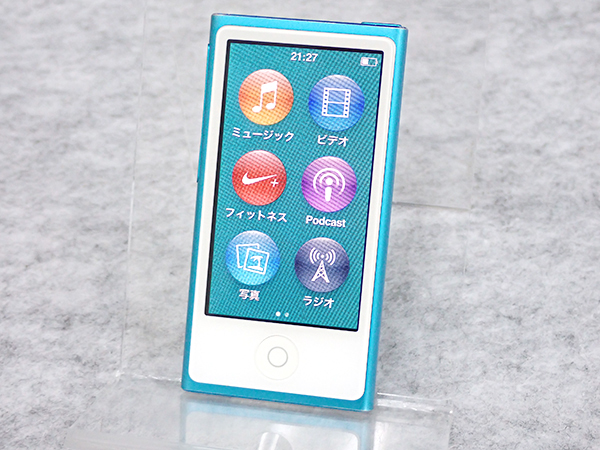 中古】Apple iPod nano 第7世代 16GB ブルー MD477J/A 本体 デジタルオーディオプレーヤー /  iPhone・スマホの中古販売 大阪梅田・本町｜ウルモバイル