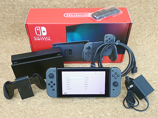 中古】新型 Nintendo Switch HAD-S-KAAAA Joy-Con グレー 任天堂