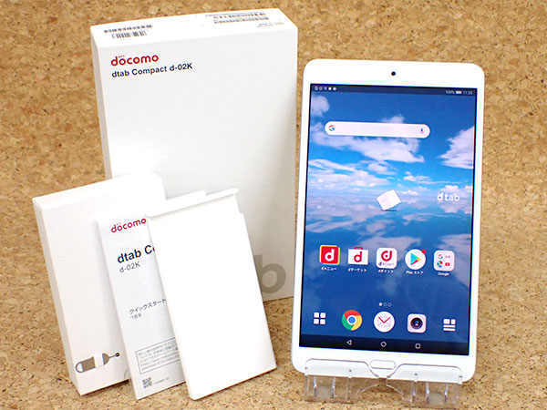 中古 美品】SIMロック解除 docomo dtab Compact d-02K シルバー タブレット Android 本体 SIMフリー 制限〇  一括購入 JAN:4942857202427 / iPhone・スマホの中古販売 大阪梅田・本町｜ウルモバイル