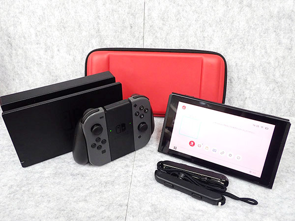 中古】新型 Nintendo Switch HAD-S-KAAAA Joy-Con グレー