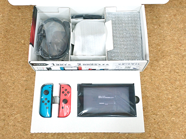 中古 良品】旧型 Nintendo Switch Joy-Con[L] ネオンブルー/[R] ネオン 