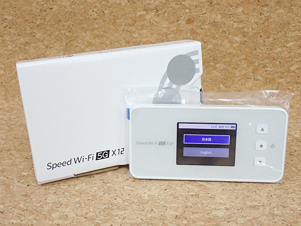 新品 未使用】SIMフリー UQ Speed Wi-Fi 5G X12 アイスホワイト 