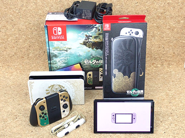 中古 良品】Nintendo Switch 有機ELモデル ゼルダの伝説 ティアーズ オブ ザ キングダムエディション HEG-S-KDAAA  ケース付き JAN:4902370550481 / iPhone・スマホの中古販売 大阪梅田・本町｜ウルモバイル