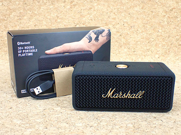 新品 同様】Marshall Emberton II Black and Brass マーシャル ワイヤレススピーカー ブラック＆ブラス 本体  JAN:7340055391368 / iPhone・スマホの中古販売 大阪梅田・本町｜ウルモバイル