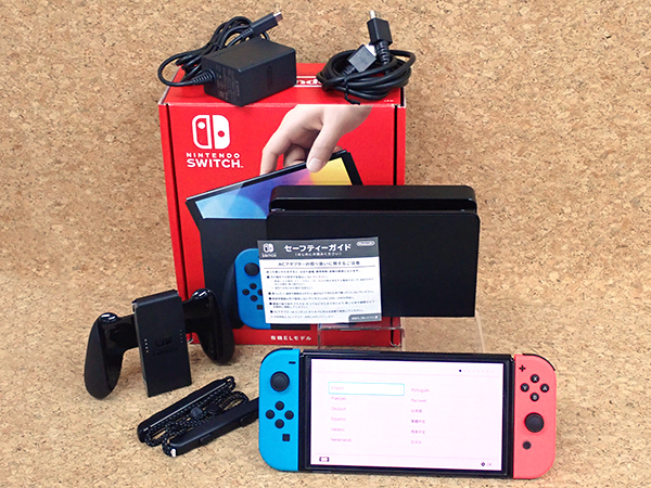 中古 美品】任天堂 Nintendo Switch 有機ELモデル Joy-Con[L] ネオンブルー/[R] ネオンレッド HEG-S-KABAA  本体 JAN:4902370548501 / iPhone・スマホの中古販売 大阪梅田・本町｜ウルモバイル