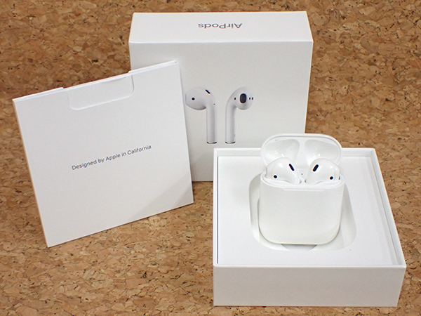 中古】Apple 純正 AirPods 第1世代 MMEF2J/A 本体 JAN:4547597950043