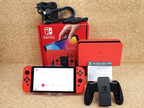 中古 美品】任天堂 Nintendo Switch 有機ELモデル Joy-Con マリオレッド HEG-S-RAAAA 本体 付属完品  JAN:4902370551495 / iPhone・スマホの中古販売 大阪梅田・本町｜ウルモバイル