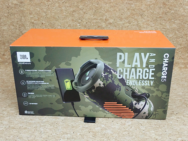 新品 未開封】JBL CHARGE 5 スクワッド モバイルバッテリー機能付 ワイヤレススピーカー 防水 Bluetooth 本体  JAN:4968929211012 / iPhone・スマホの中古販売 大阪梅田・本町｜ウルモバイル